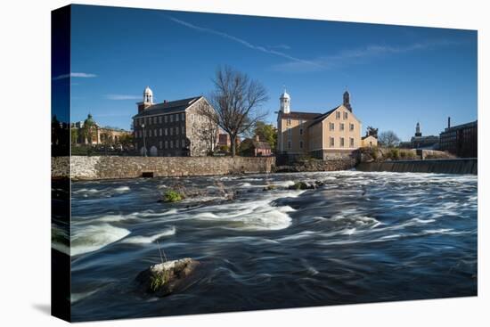 USA, Rhode Island, Pawtucket, Cotton spinning mill-Walter Bibikow-Premier Image Canvas