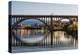 USA, Tennessee. Appalachia, Tennessee River Basin, Knoxville, bridge over Tennessee River-Alison Jones-Premier Image Canvas