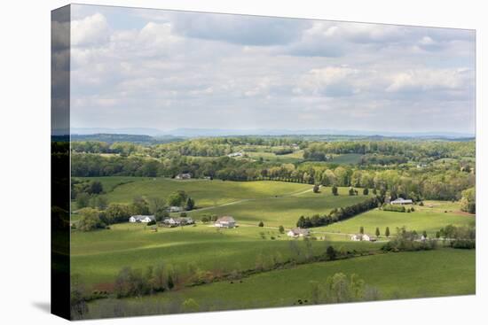 USA, Tennessee. Glorious spring landscape rolling hills. Appalachian Mountain-Trish Drury-Premier Image Canvas