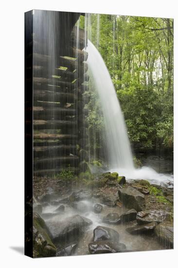 USA, Tennessee, Great Smoky Mountains National Park. Water Coursed Through Mingus Mill-Jaynes Gallery-Premier Image Canvas