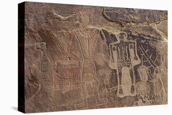 Usa Three Kings Petroglyph, Dinosaur National Monument-Judith Zimmerman-Premier Image Canvas