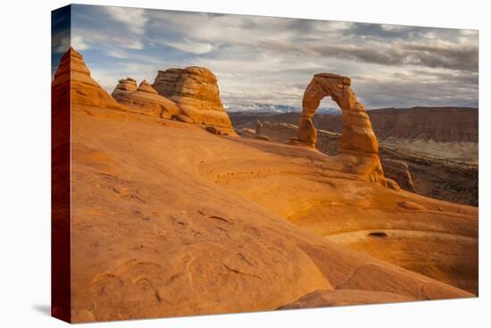 USA, Utah, Arches National Park. Delicate Arch at Sunset-Cathy & Gordon Illg-Premier Image Canvas