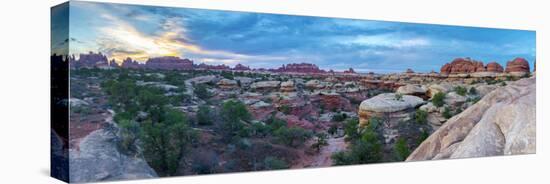 Usa, Utah, Canyonlands National Park, the Needles District, Chesler Park Trail-Alan Copson-Premier Image Canvas