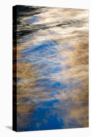 USA, Utah, Glen Canyon National Recreation Area. Abstract design of canyon wall and sky reflections-Judith Zimmerman-Premier Image Canvas