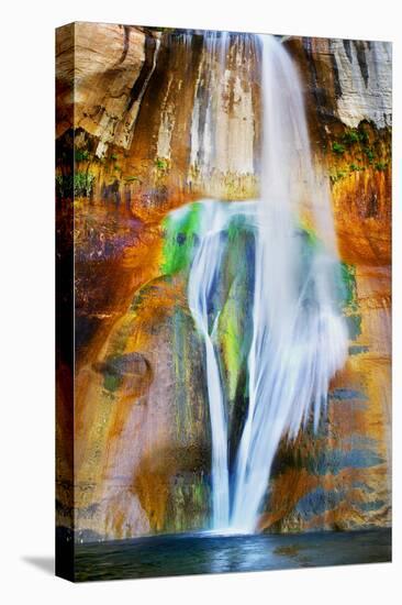 USA, Utah, Lower Calf Creek Falls-John Ford-Premier Image Canvas