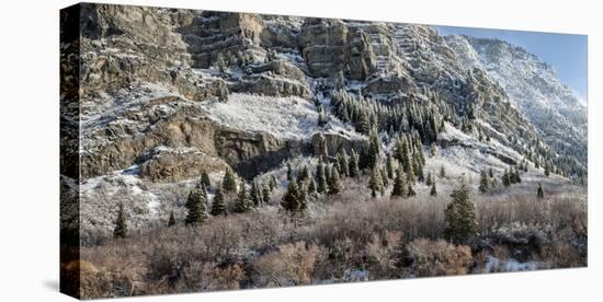 USA, Utah, Provo, Panoramic view of late afternoon light in Provo Canyon-Ann Collins-Premier Image Canvas