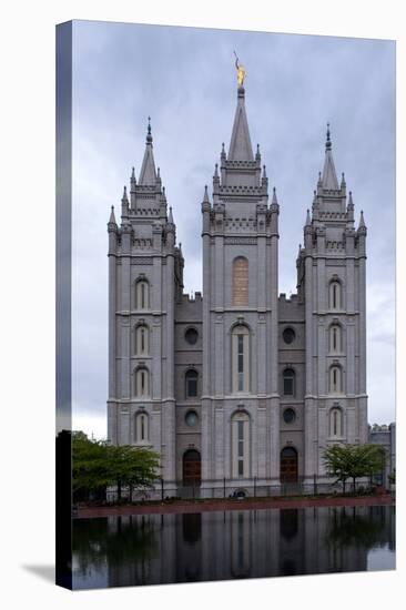 USA, Utah, Salt Lake City, Temple Square, Mormon Temple-Catharina Lux-Premier Image Canvas