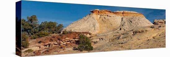 USA, Utah. Sandstone formation and cross-bedded layers, Canyonlands NP, Island in the Sky.-Judith Zimmerman-Premier Image Canvas