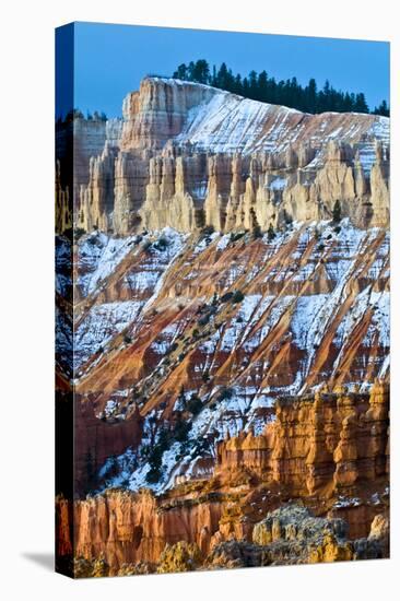 USA, Utah. Snowy Hoodoo Formations in Bryce Canyon National Park-Jaynes Gallery-Premier Image Canvas