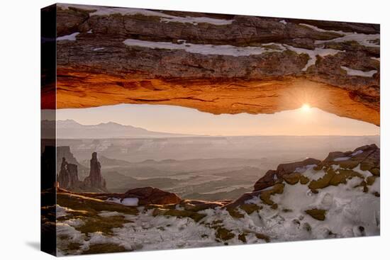 USA, Utah, Sunrise at Mesa Arch, Canyonlands National Park, Dawn-John Ford-Premier Image Canvas