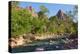 USA, Utah, Zion Nationalpark, Virgin River, the Watchman-Catharina Lux-Premier Image Canvas