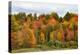 USA, Vermont, Morrisville, Stagecoach Road, fall foliage-Alison Jones-Premier Image Canvas