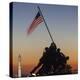 USA, Virginia, Arlington, Us Marine and Iwo Jima Memorial, Dawn-Walter Bibikow-Premier Image Canvas