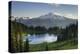 USA, WA. Image Lake and Glacier Peak from Miner's Ridge, Glacier Peak Wilderness North Cascades-Alan Majchrowicz-Premier Image Canvas