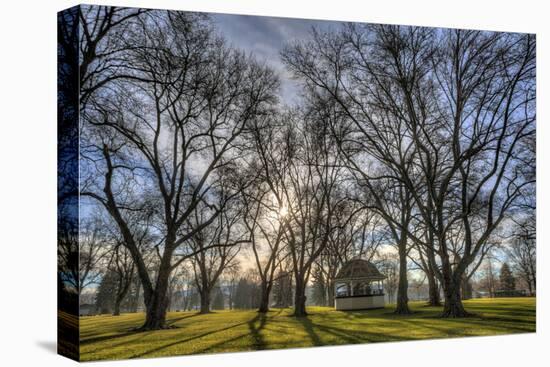 USA, WA, Walla Walla. Pioneer Park Gazebo-Brent Bergherm-Premier Image Canvas