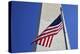 USA, Washington DC. American flag and the Washington Monument.-Jaynes Gallery-Premier Image Canvas