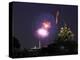 USA, Washington DC, DC, July 4 Fireworks Behind the Iwo Jima Memorial-Hollice Looney-Premier Image Canvas