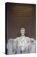 USA, Washington Dc, Lincoln Memorial, Statue of Abraham Lincoln-Walter Bibikow-Premier Image Canvas