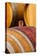 USA, Washington, Leavenworth. Glass bung in barrel cellar.-Richard Duval-Premier Image Canvas