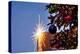 USA, Washington, Seattle. Christmas lights in downtown Seattle-Richard Duval-Premier Image Canvas