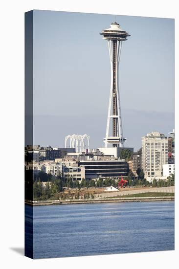 USA, Washington, Seattle. Space Needle with Olympic Sculpture Park-Trish Drury-Premier Image Canvas