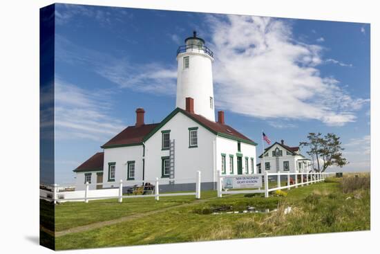 USA, Washington, Sequim, Dungeness Spit. Dungeness Spit Lighthouse-Trish Drury-Premier Image Canvas