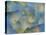 Usa, Washington State, Bellevue. Blue and white Bigleaf hydrangea flower-Merrill Images-Premier Image Canvas