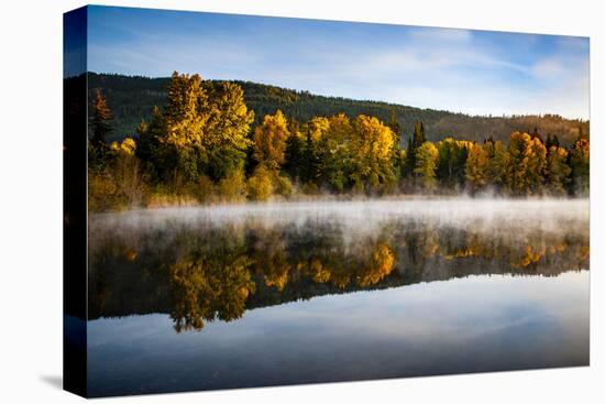 USA, Washington State, Cle Elum. Fall color by a pond in Central Washington.-Richard Duval-Premier Image Canvas