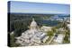 USA, Washington State, Olympia. State Capitol and Budd Bay Inlet.-Merrill Images-Premier Image Canvas