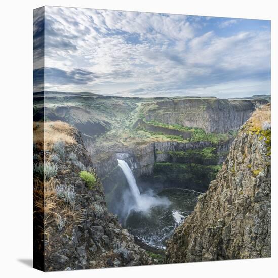 USA. Washington State. Palouse Falls in the spring, at Palouse Falls State Park.-Gary Luhm-Premier Image Canvas