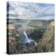 USA. Washington State. Palouse Falls in the spring, at Palouse Falls State Park.-Gary Luhm-Premier Image Canvas