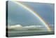 USA, Washington State, Seabeck. Rainbow over Hood Canal-Don Paulson-Premier Image Canvas