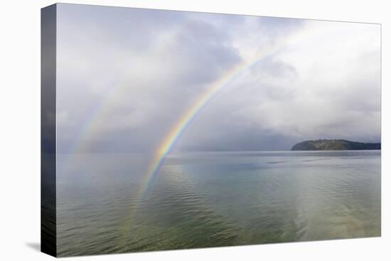 USA, Washington State, Seabeck. Rainbow over Hood Canal.-Jaynes Gallery-Premier Image Canvas