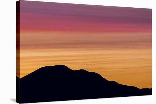 USA, Washington State, Seabeck. Sunset over Mount Walker.-Jaynes Gallery-Premier Image Canvas