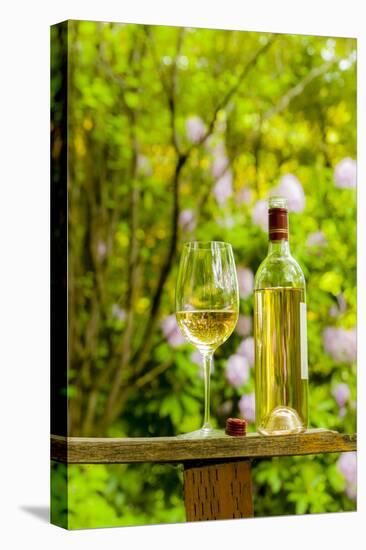 Usa, Washington State, Woodinville. White wine for an outdoor tasting at JM Cellars.-Richard Duval-Premier Image Canvas