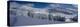 USA, Wyoming. Panoramic of Peaked Mountain and Mary's Nipple, Grand Targhee Resort with new snow.-Howie Garber-Premier Image Canvas