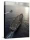 USS George Washington And USS Mobile Bay Underway in the Pacific Ocean-Stocktrek Images-Premier Image Canvas