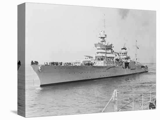 USS Indianapolis at Sea-null-Premier Image Canvas