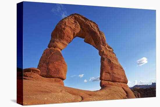 Utah, Arches National Park, Delicate Arch, 65 Ft. 20 M Tall Iconic Landmark-David Wall-Premier Image Canvas