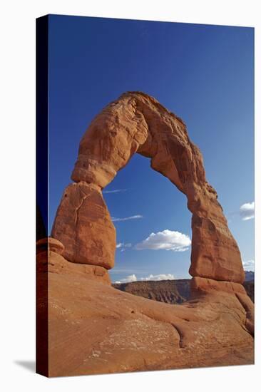 Utah, Arches National Park, Delicate Arch, 65 Ft. 20 M Tall Iconic Landmark-David Wall-Premier Image Canvas