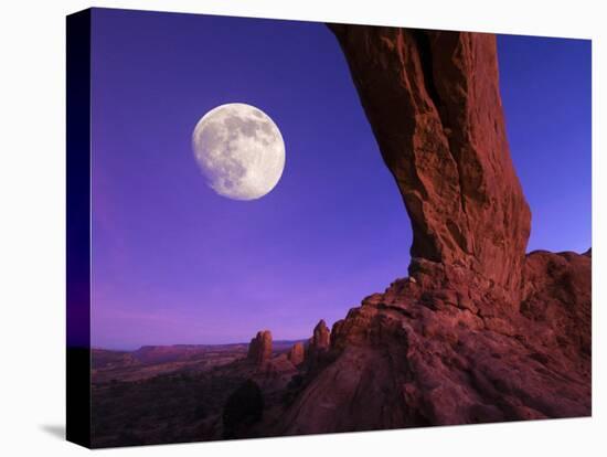 Utah, Arches National Park, North Arch, USA-Alan Copson-Premier Image Canvas