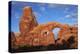 Utah, Arches National Park, Turret Arch in the Windows Section-David Wall-Premier Image Canvas