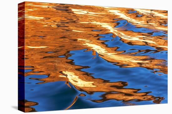 Utah, Glen Canyon Nra. Abstract of Cliff Reflection in Lake Powell-Jaynes Gallery-Premier Image Canvas