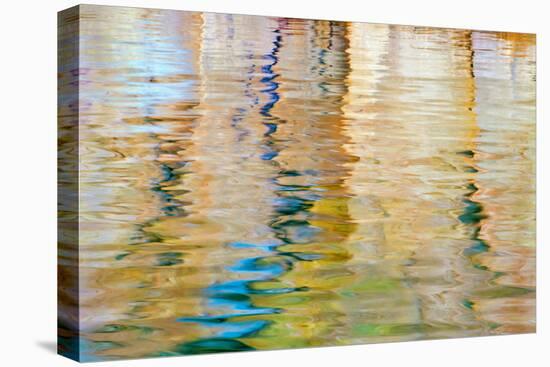 Utah, Glen Canyon Nra. Abstract of Cliff Reflection in Lake Powell-Jaynes Gallery-Premier Image Canvas