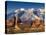 Utah, La Sal Mountains from Arches National Park, USA-Alan Copson-Premier Image Canvas