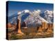 Utah, La Sal Mountains from Arches National Park, USA-Alan Copson-Premier Image Canvas