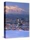 Utah State Capitol with the Wasatch Mountains, Salt Lake City, Utah-Scott T^ Smith-Premier Image Canvas