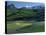 Utah. USA. Fields in Spring Below Wellsville Mountains. Cache Valley-Scott T. Smith-Premier Image Canvas