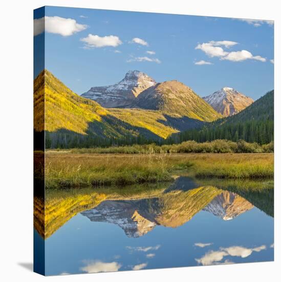 Utah, Wasatch Cache National Forest. Mountain and River Landscape-Jaynes Gallery-Premier Image Canvas