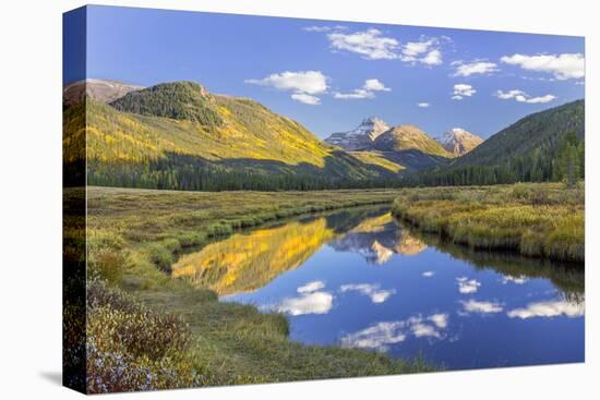 Utah, Wasatch Cache National Forest. Mountain and River Landscape-Jaynes Gallery-Premier Image Canvas